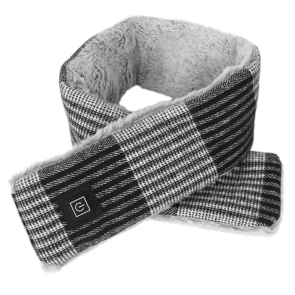 Charcoal | The Heated Scarf, as shipped