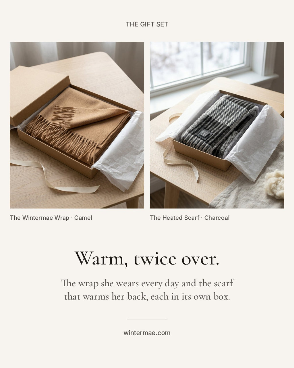 The Gift Set: Wrap + Heated Scarf