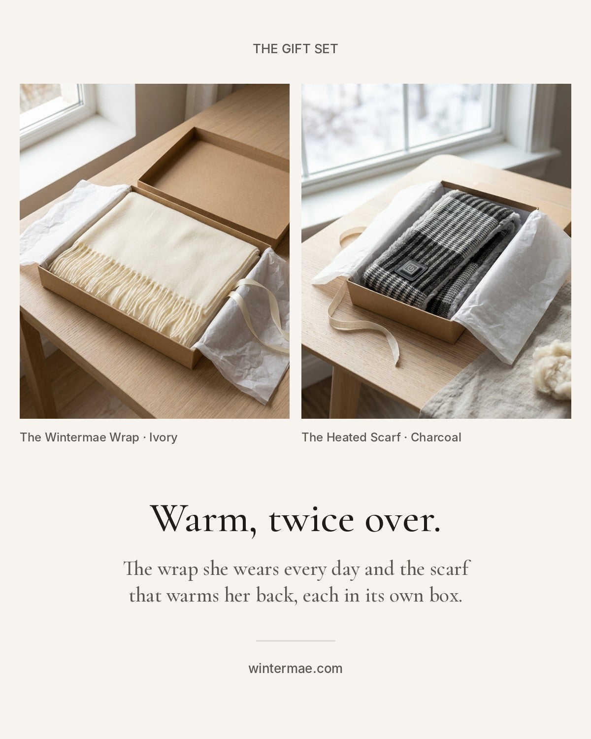 The Gift Set: Wrap + Heated Scarf