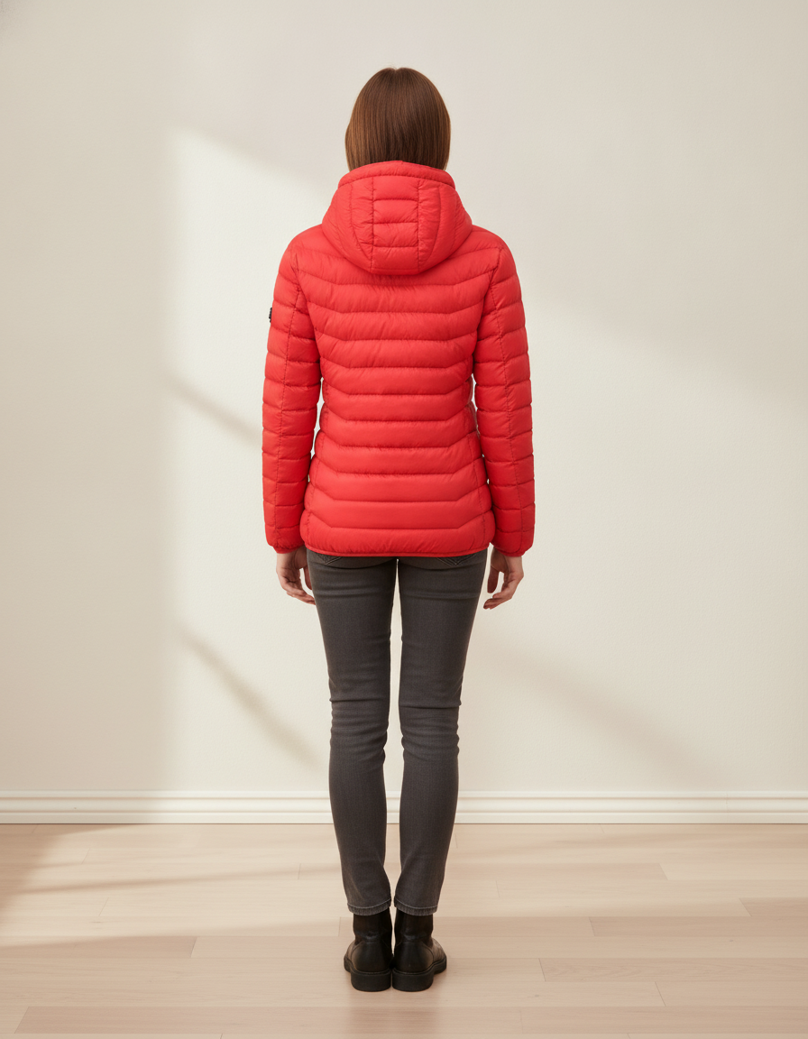 Red | back view